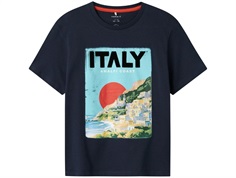 Name It t-shirt navy blazer with Italy print  